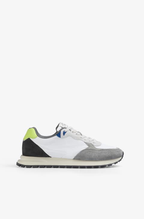 Suede Skull Contrast Sneakers
