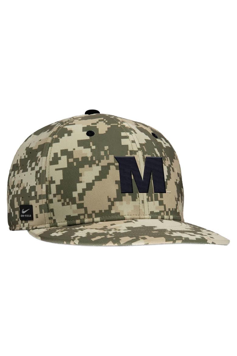 Men's Nike Digital Camo Missouri Tigers On-Field Baseball Performance Fitted Hat, Alternate, color, Camo
