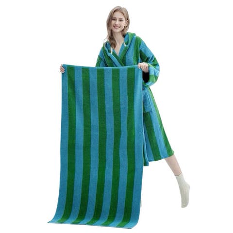Ultra Soft Absorbent Terra Stripe Bath Towel