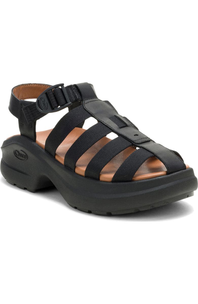 Chaco Cushform Fisherman Sandal, Main, color,