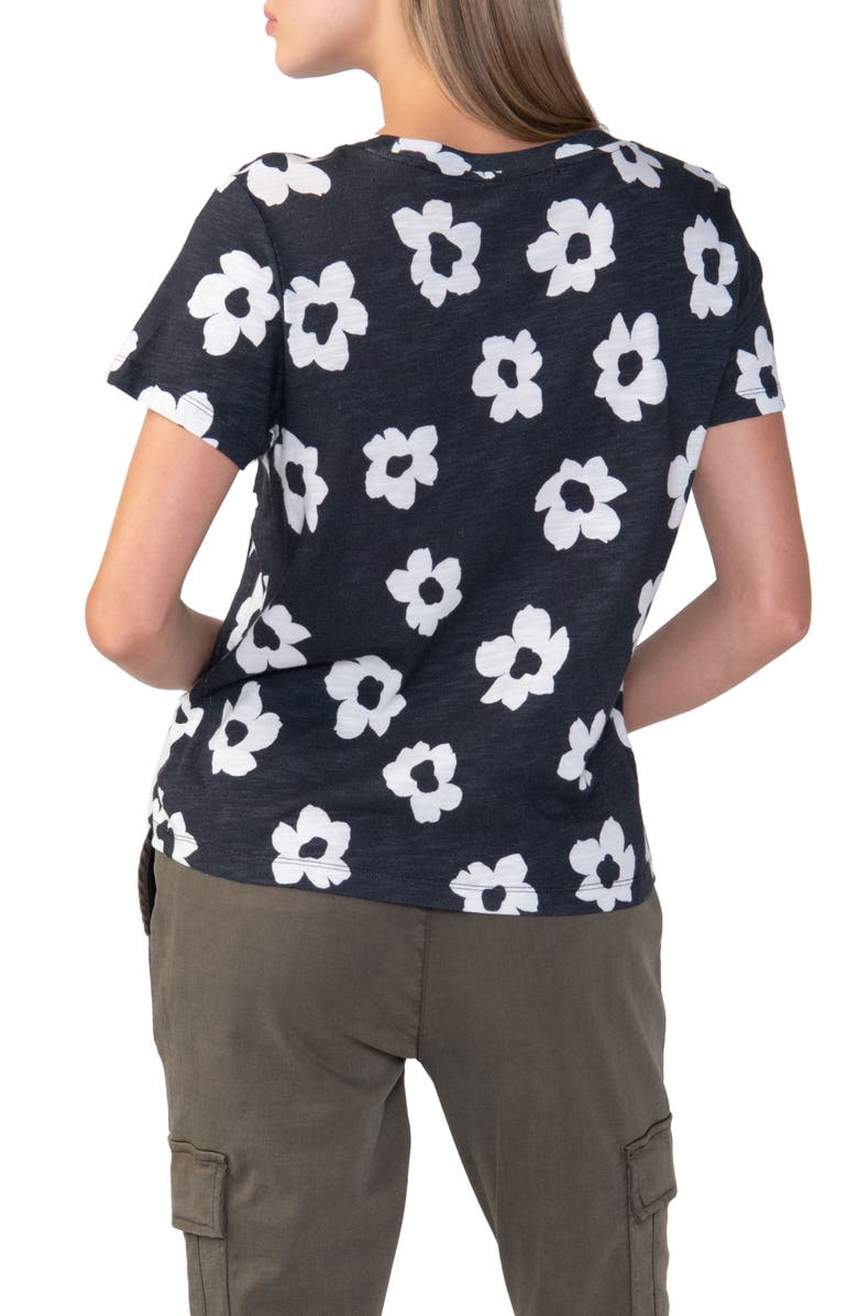 Sanctuary The Perfect T-Shirt, Alternate, color, Flower Pop