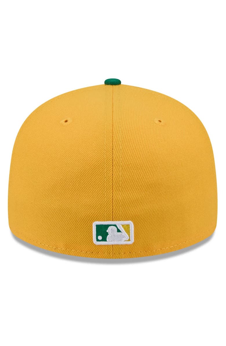 New Era Men's New Era  Gold/Green Athletics 2026 Spring Training 59FIFTY Fitted Hat, Alternate, color, Gold