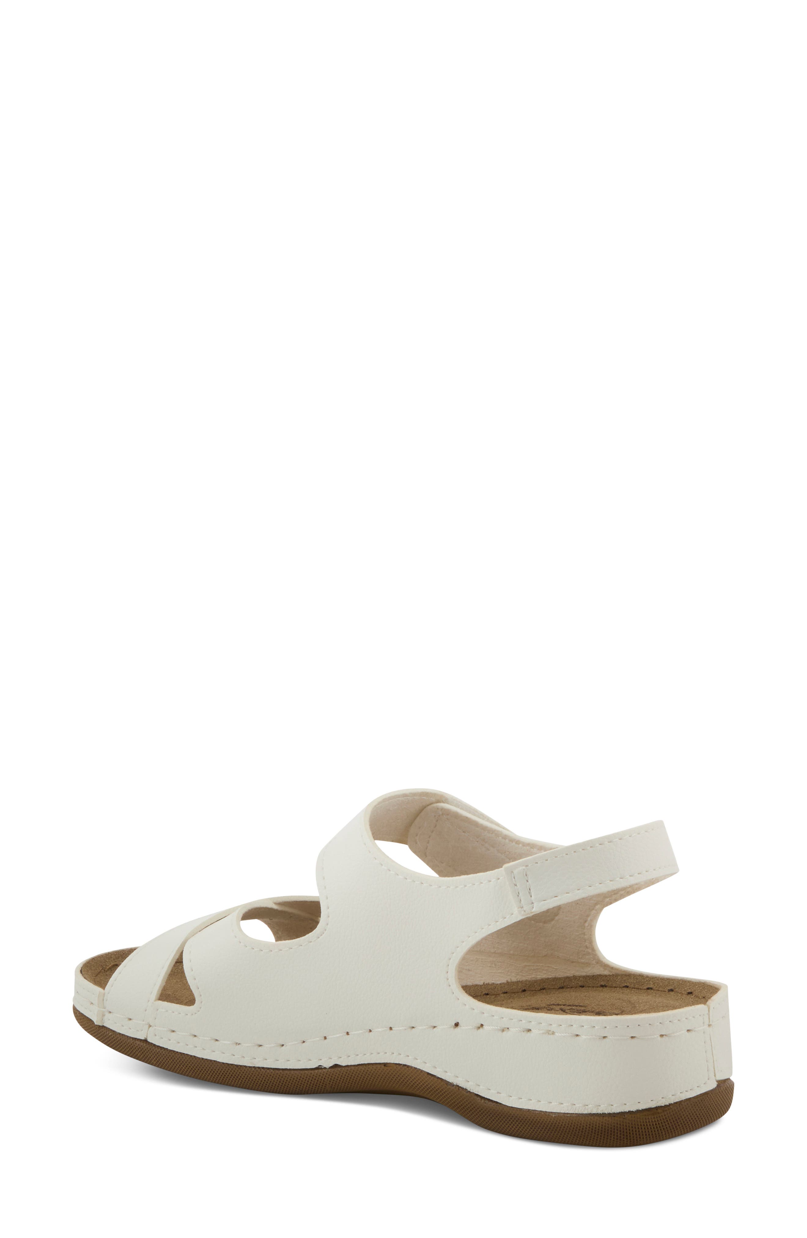 Slingback Sandal, Alternate, color, WHITE