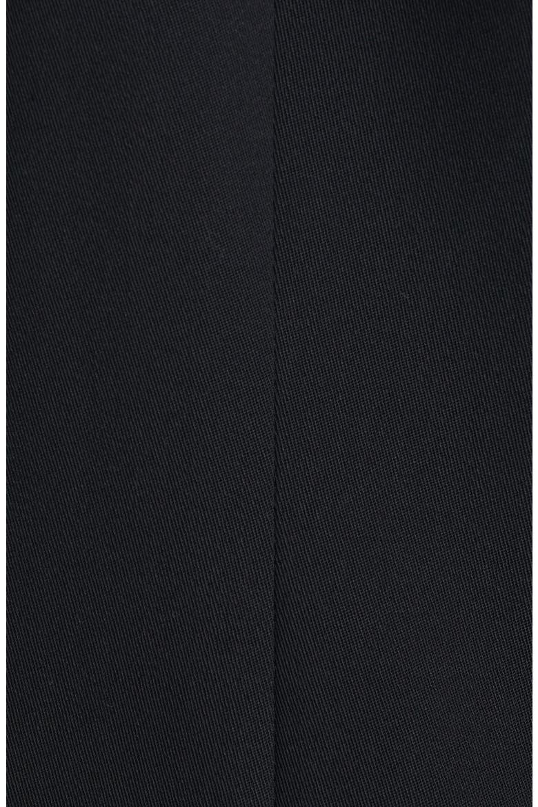 Collarless Wool Blend Blazer, Alternate, color, BLACK