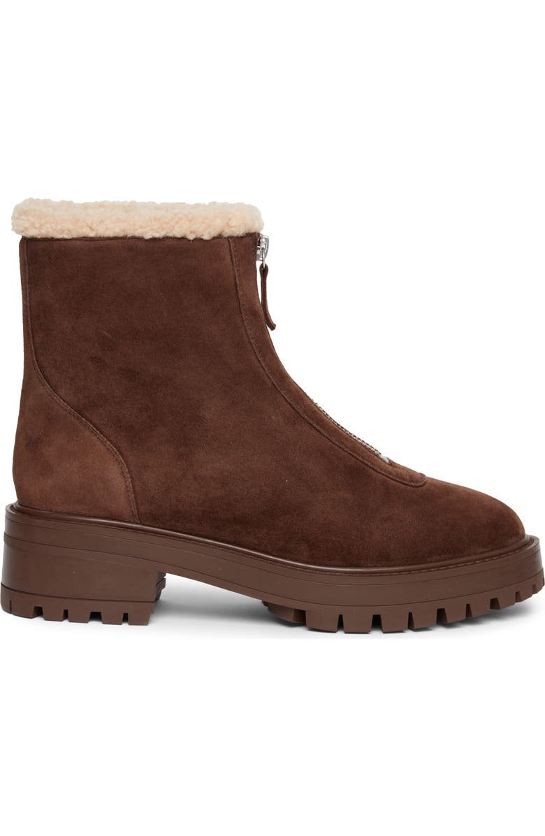 PAIGE Bowie Genuine Shearling Lined Bootie, Alternate, color,