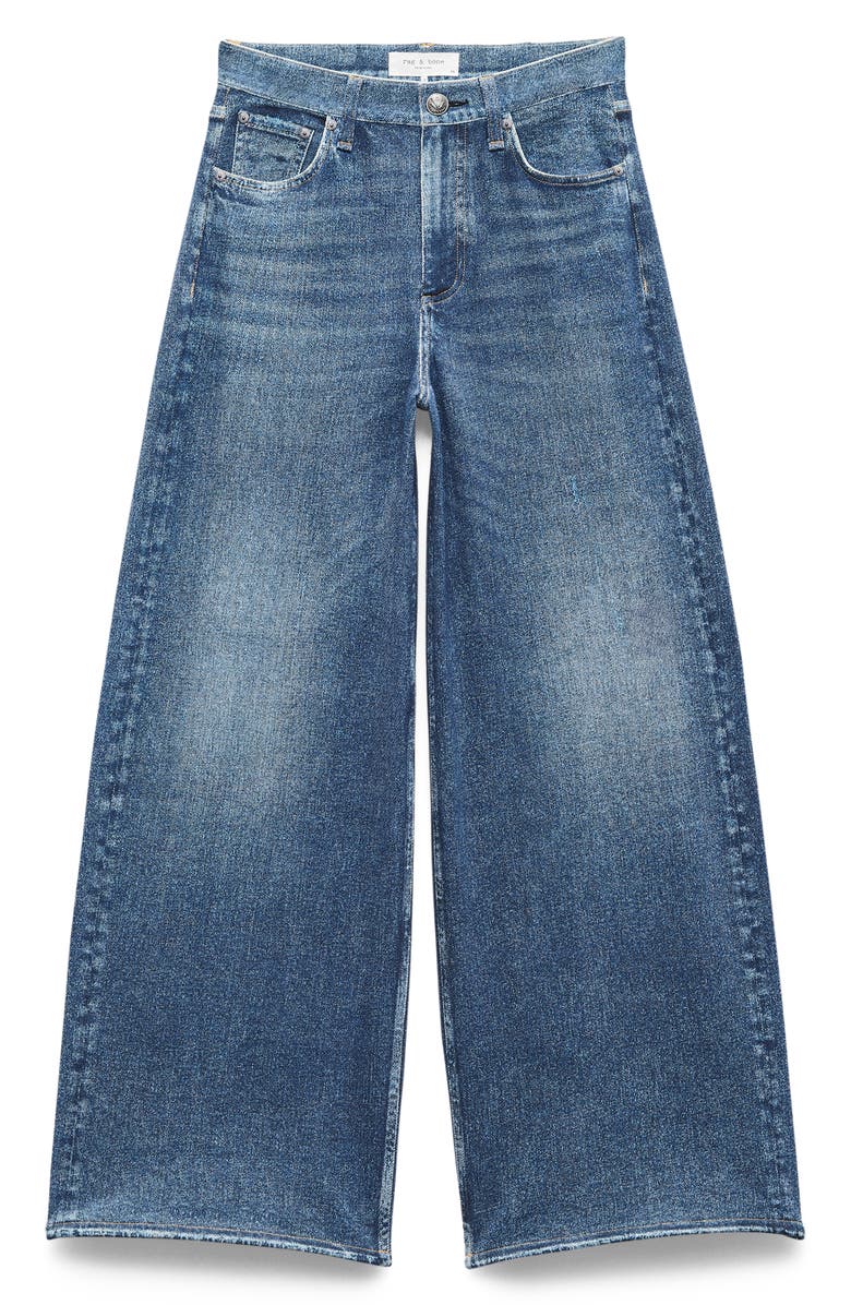 Miramar Sofie High Waist Ankle Wide Leg Terry Sweatpant Jeans