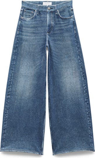 Miramar Sofie High Waist Ankle Wide Leg Terry Sweatpant Jeans
