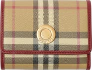 Burberry Small Check Folding Wallet