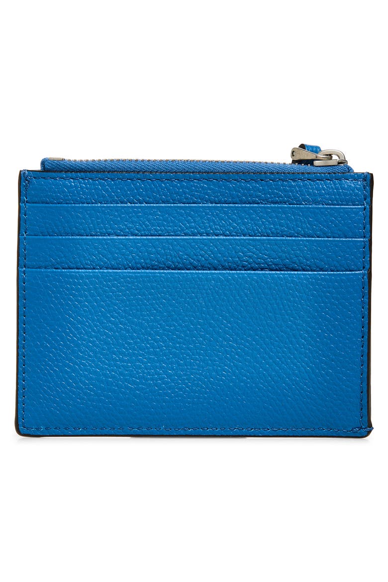 VLOGO Lambskin Leather Coin Purse & Card Case, Alternate, color, MARINE