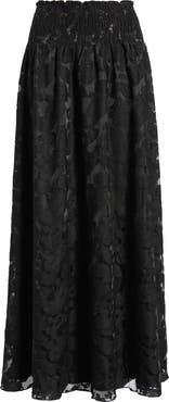 NIKKI LUND James Floral Lace Maxi Skirt
