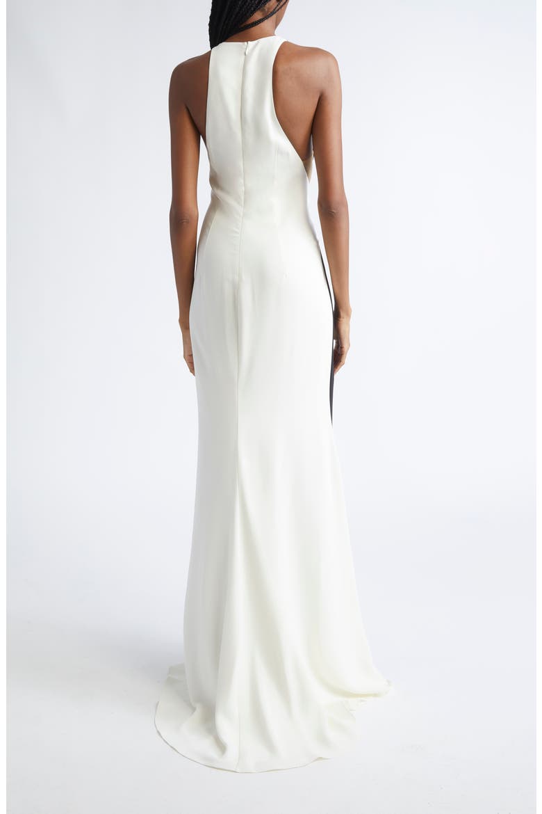 Miracle Colorblock Gown, Alternate, color, BLACK