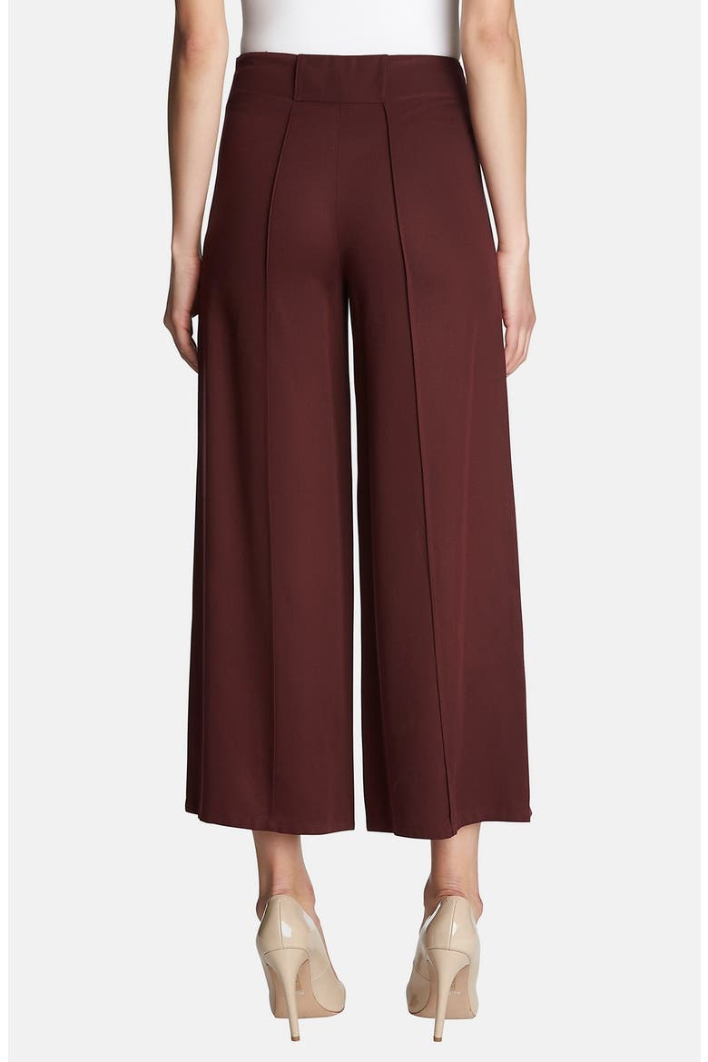 High Waist Culottes, Alternate, color, CHERRY NOIR