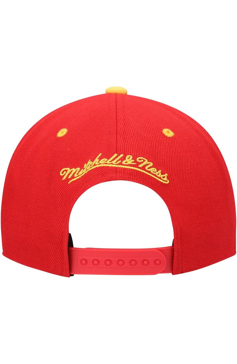 Mitchell & Ness Men's Mitchell & Ness Red Houston Rockets 40th Anniversary Color Flip Snapback Hat, Alternate, color, 