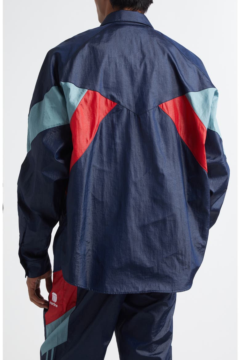 Shirt Track Jacket, Alternate, color, BLUE NAVY