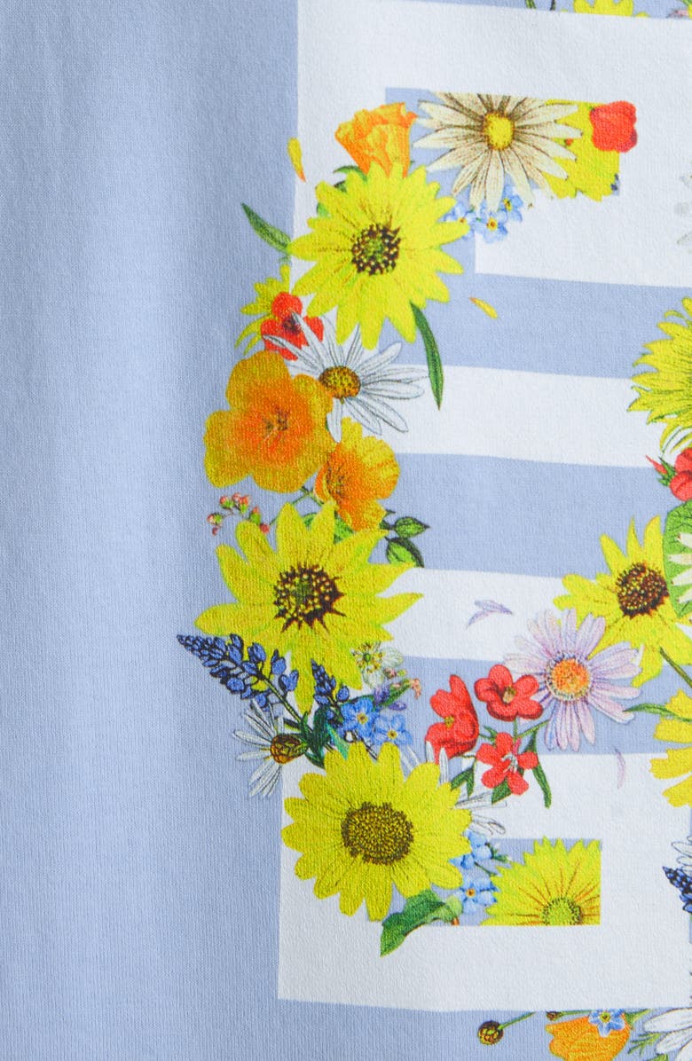 Givenchy 4G Peace Flowers Graphic Tee, Alternate, color, 