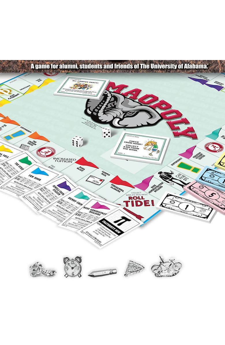 Late for the Sky University Of Alabama Bamaopoly Monopoly Board Game, Alternate, color,