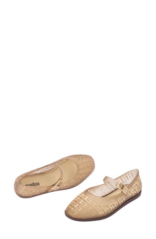 Melissa Harper Jelly Ballerina Flat In Clear Beige, Women's At Urban Outfitters In Clear Beige