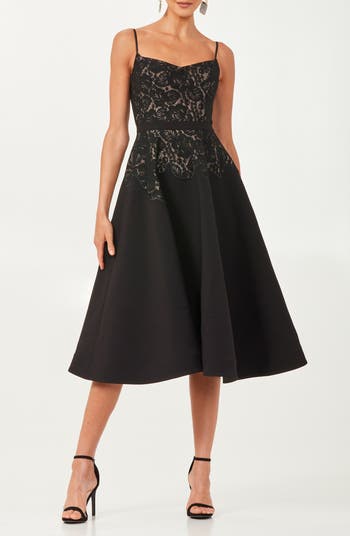 HELSI Alida Lace Bodice Fit & Flare Dress | Nordstrom