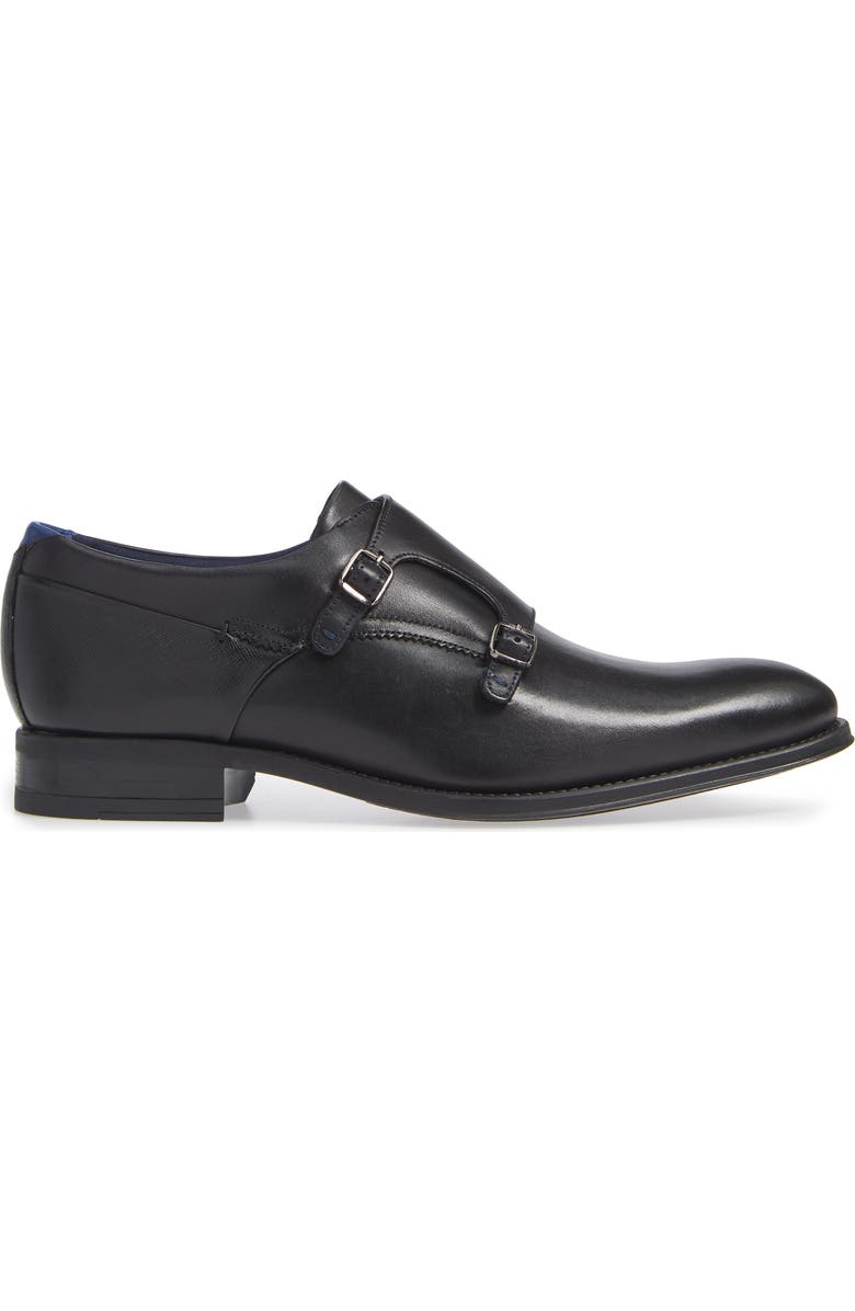 Ted Baker London Cathon Double Buckle Monk Shoe, Alternate, color,