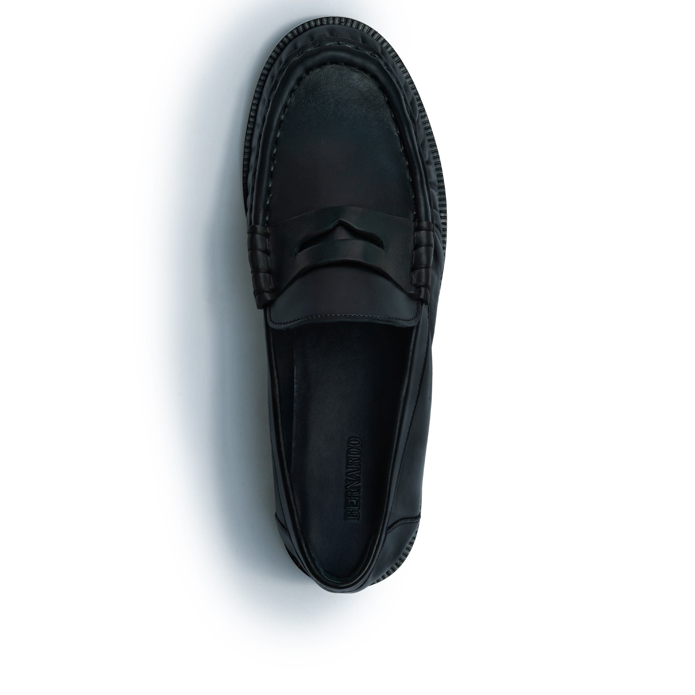 Bernardo Footwear Tilda Penny Loafer, Alternate, color, Black