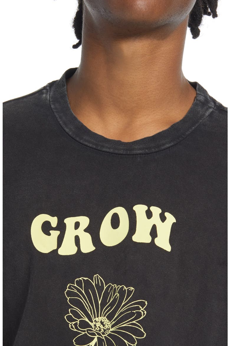 Long Sleeve Graphic Tee, Alternate, color, BLACK GROW