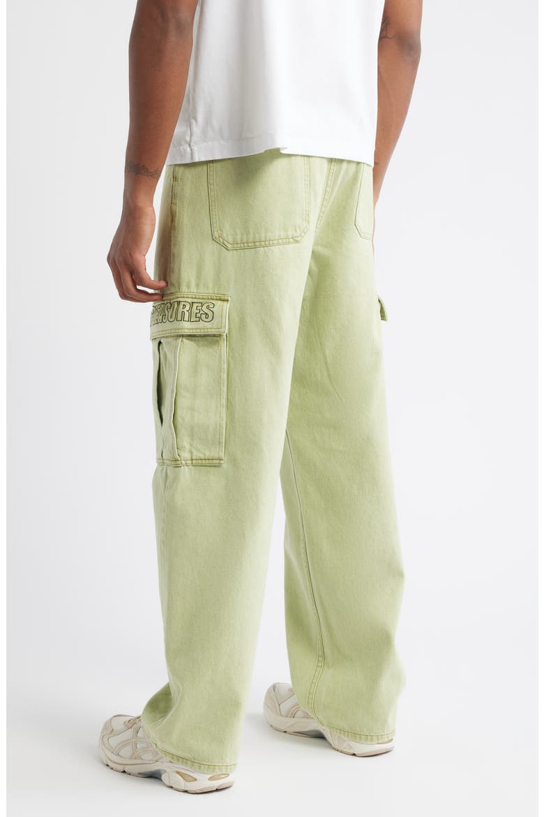 Sinful Baggy Cargo Jeans, Alternate, color, MINT CREME