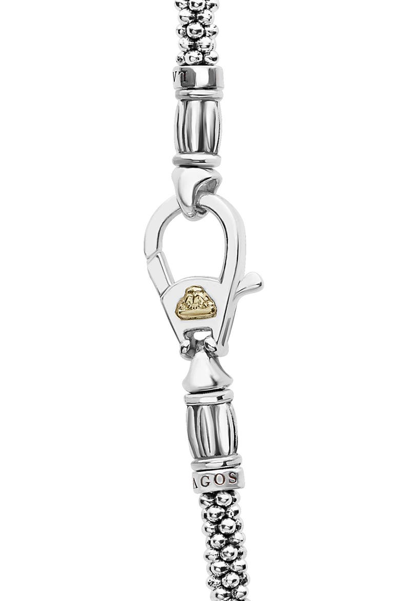 Luna Cultured Pearl Station Necklace, Alternate, color, SILVER