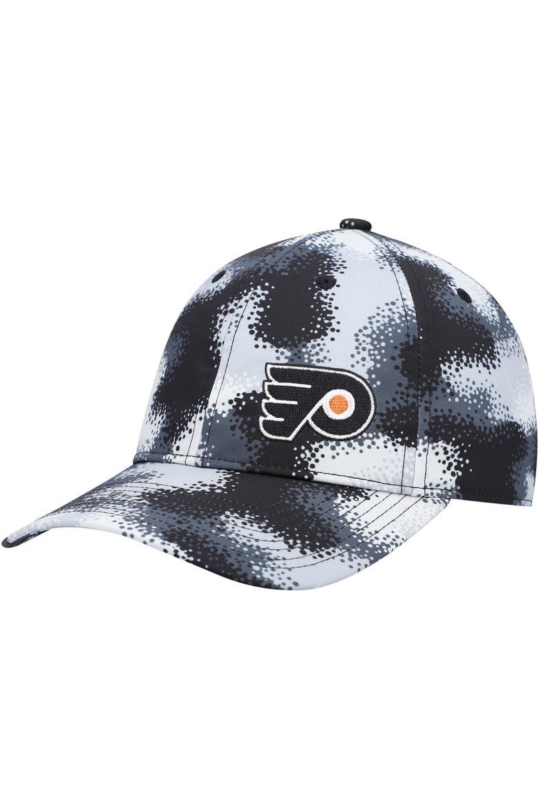 Women's adidas Gray Philadelphia Flyers Camo Slouch Adjustable Hat, Main, color, Gray