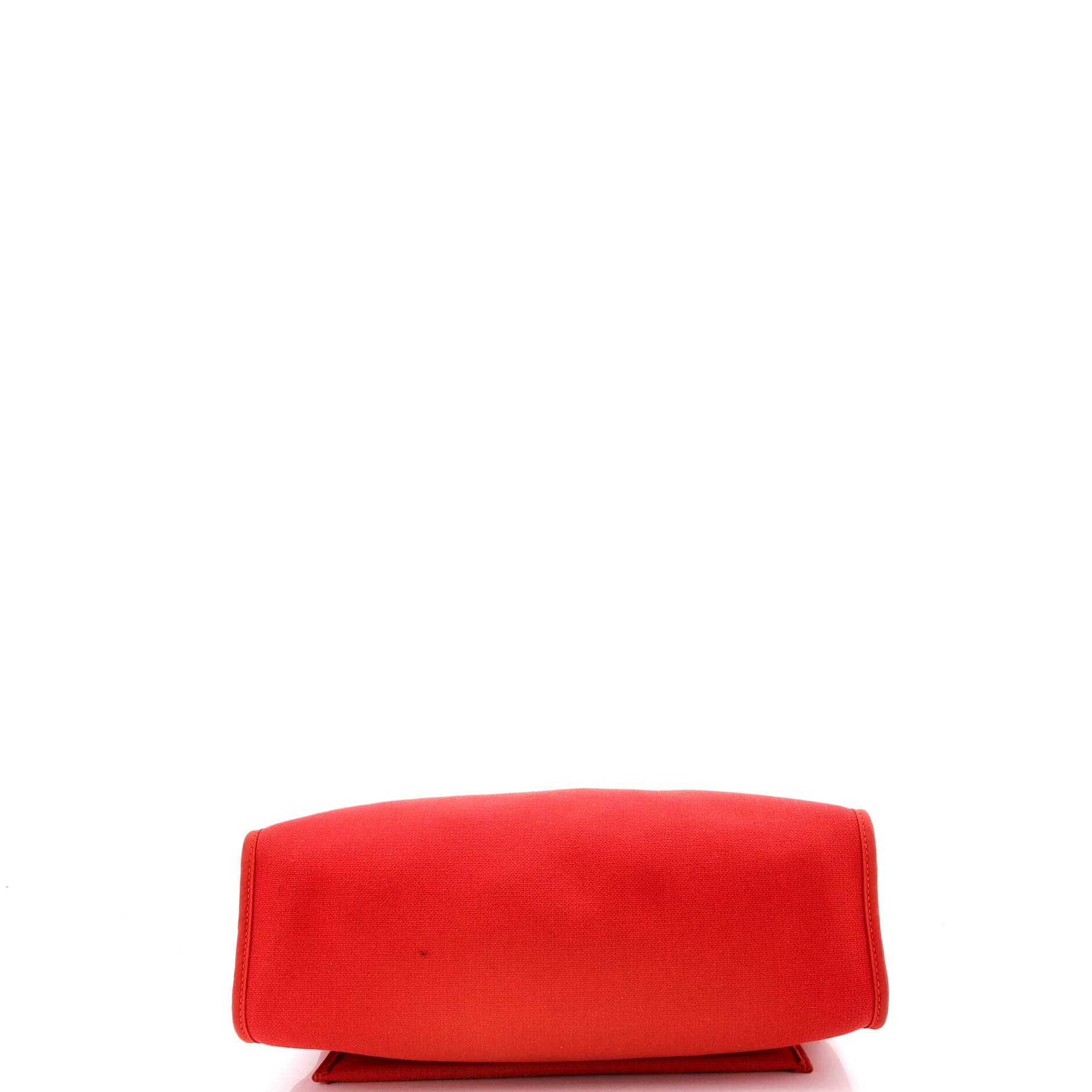 Pre-Owned Hermes Herbag Zip Leather and Toile 31, Alternate, color, 