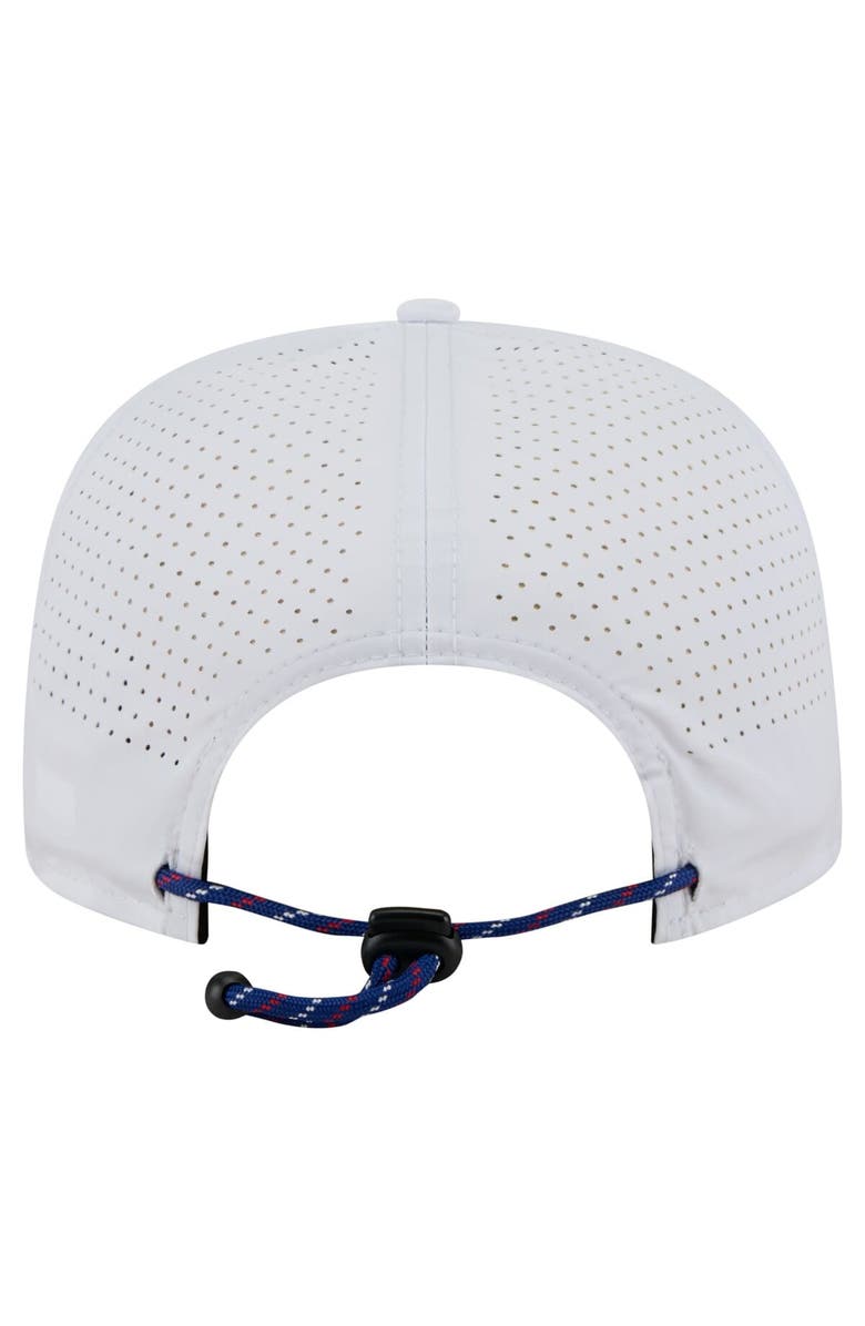 New Era Men's New Era White Chicago Cubs Perforated Golfer Snapback Hat, Alternate, color, 