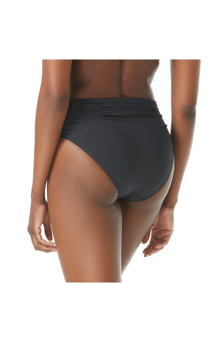Vince Camuto Convertible High Waist Bikini Bottom, Alternate, color, 001-Black