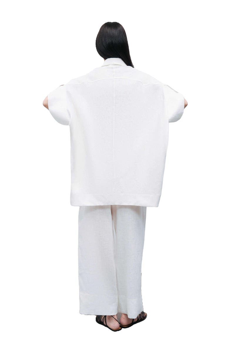 Nocturne Linen Double Leg Pants, Alternate, color,