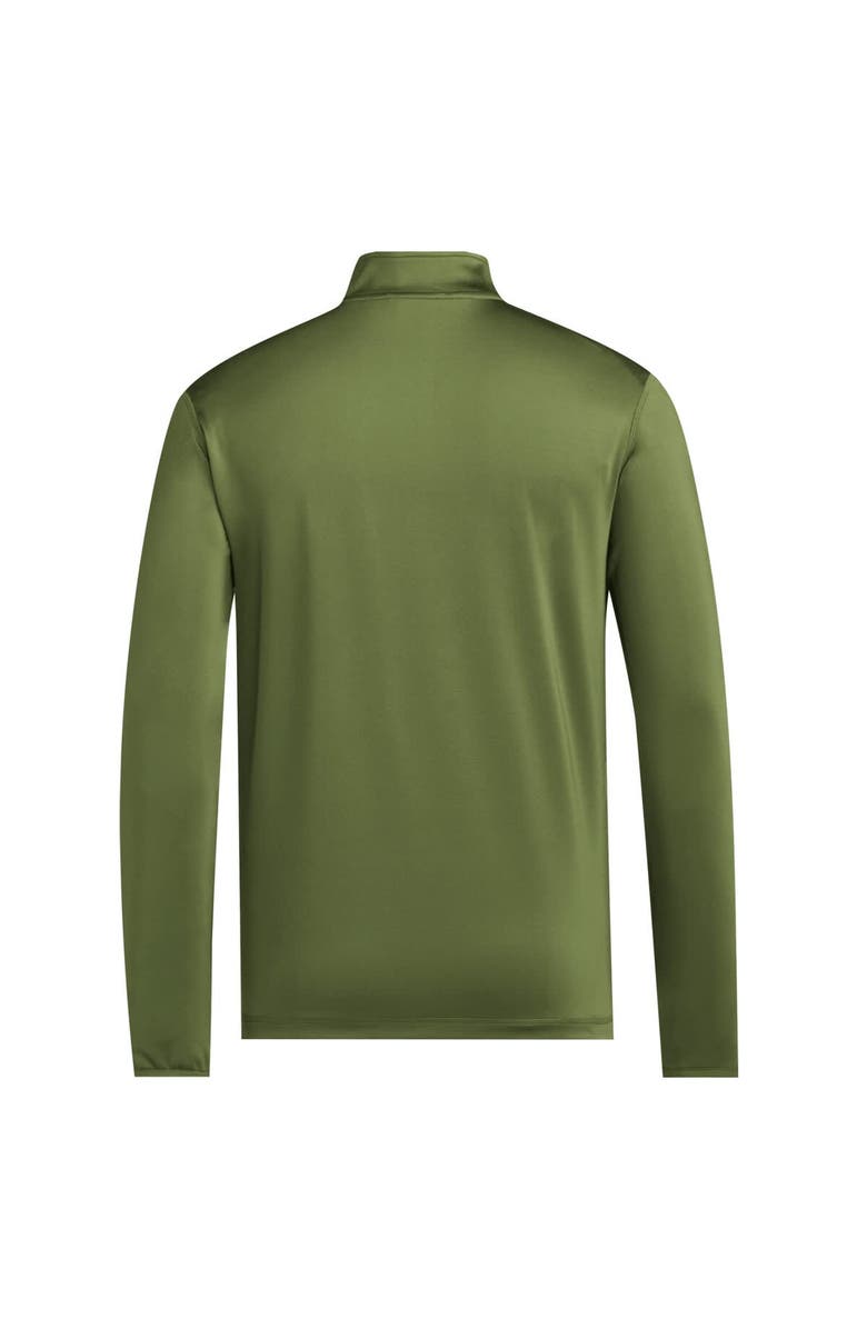 adidas Men's adidas Green Miami Hurricanes Half-Zip Golf Jacket, Alternate, color, Green