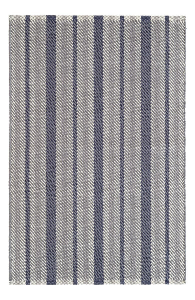 Dash & Albert Herringbone Stripe Woven Rug, Main, color, 