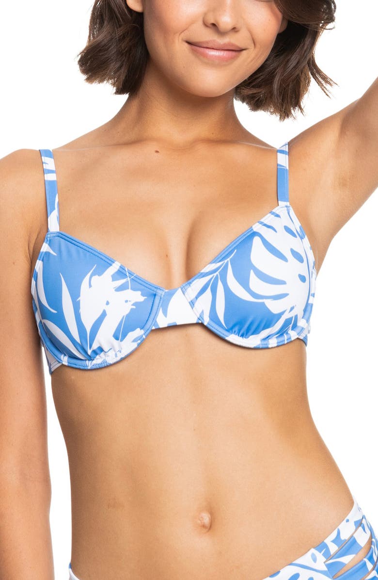 Roxy Love Bruna Underwire Bikini Top, Main, color, 