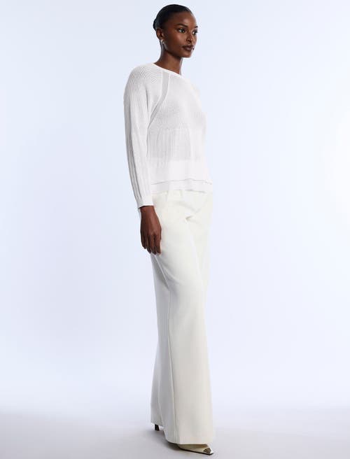 Bcbg Pointelle Knit Sweater