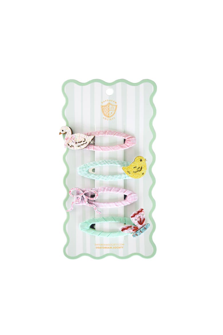 Silly Goose Hair Clip Set, Main, color, Assorted Pre-Pack