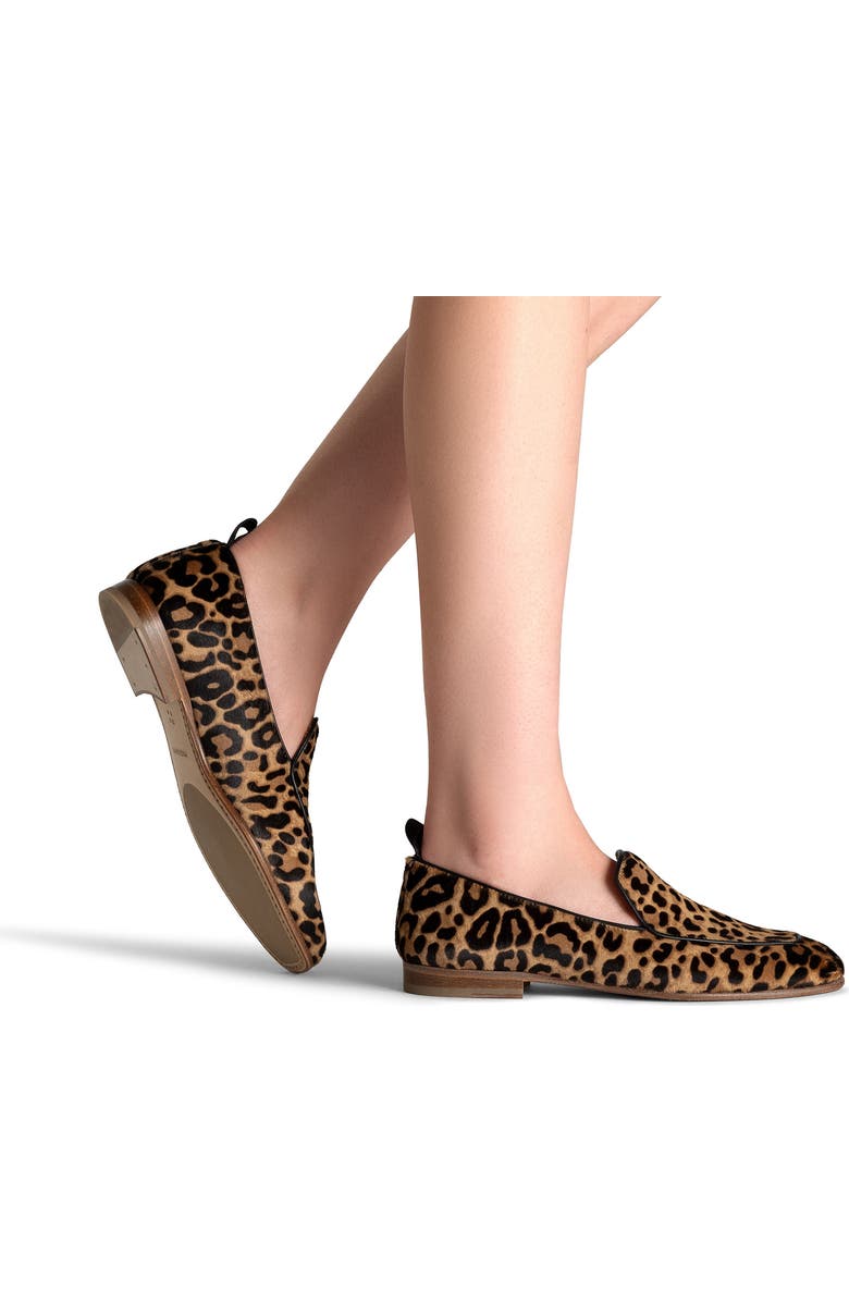 Magnanni Bella Loafer, Alternate, color, Leopard Print Calf Hair