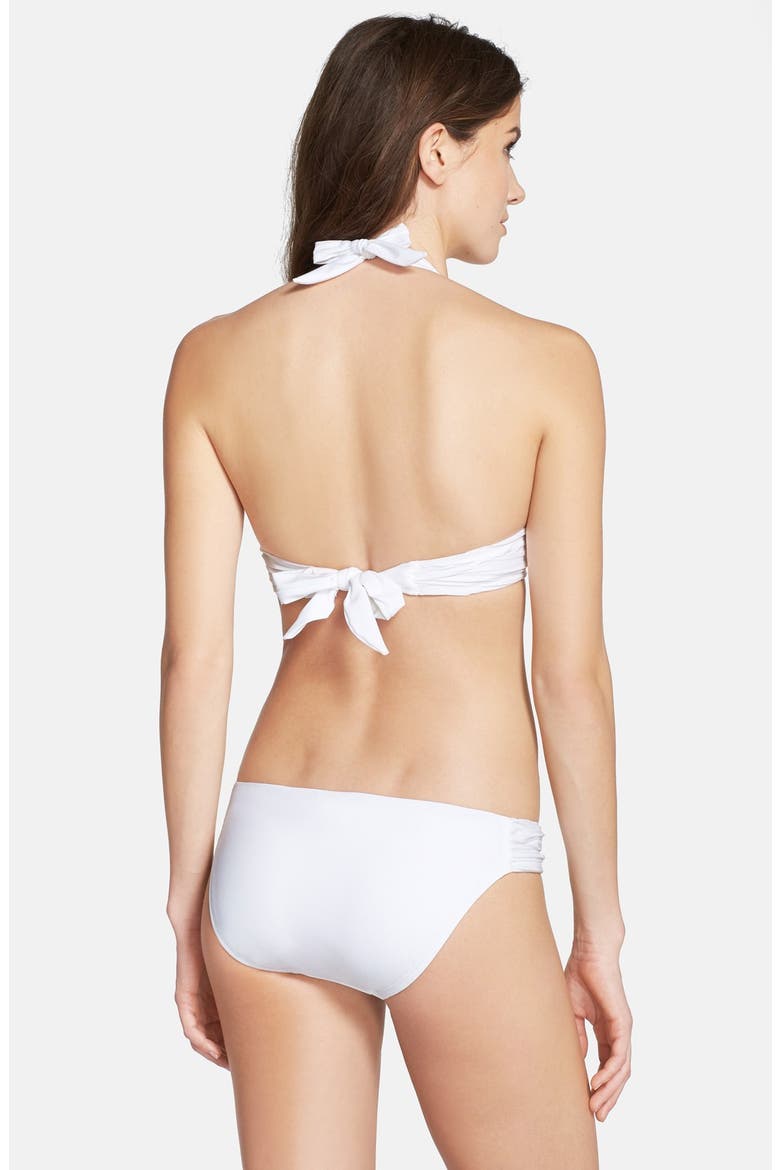 'Yolanda' Hipster Bikini Bottoms, Alternate, color, WHITE