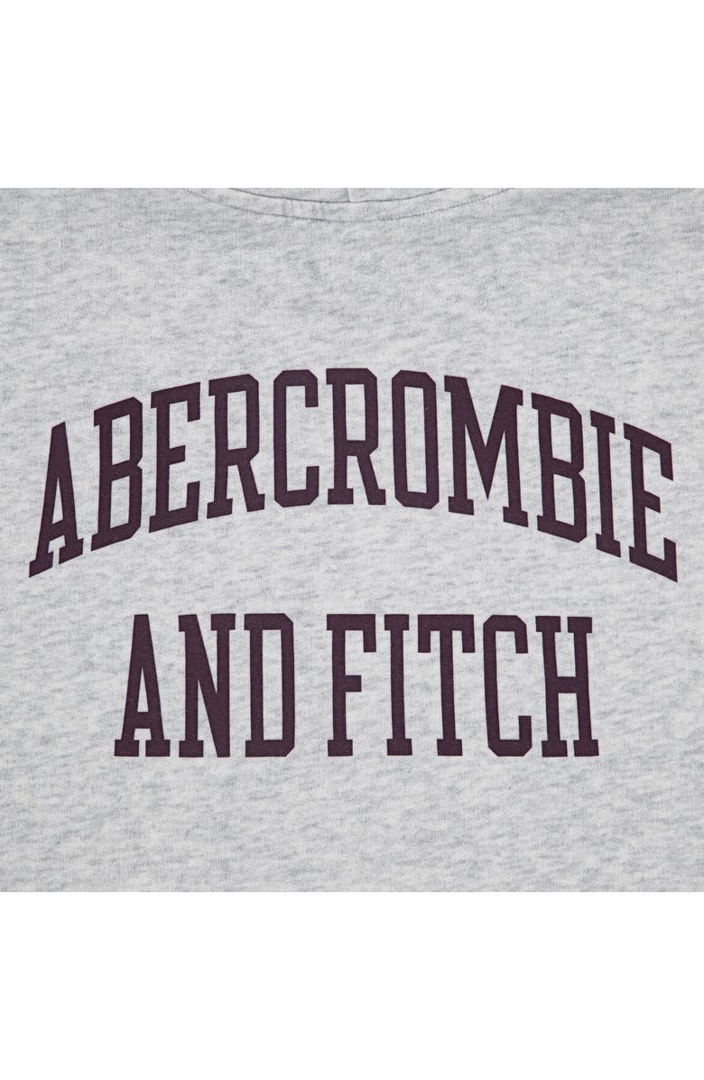abercrombie kids Kids' Cotton Blend Hoodie, Alternate, color, Light Grey Heather