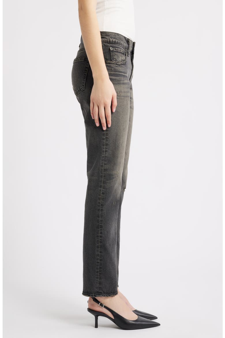 Bellview Slim Straight Leg Jeans, Alternate, color, BLACK
