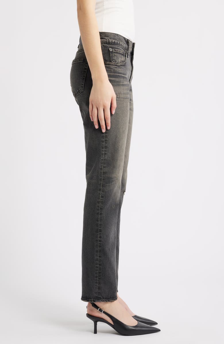 MOUSSY VINTAGE Bellview Straight Leg Jeans, Alternate, color, Black