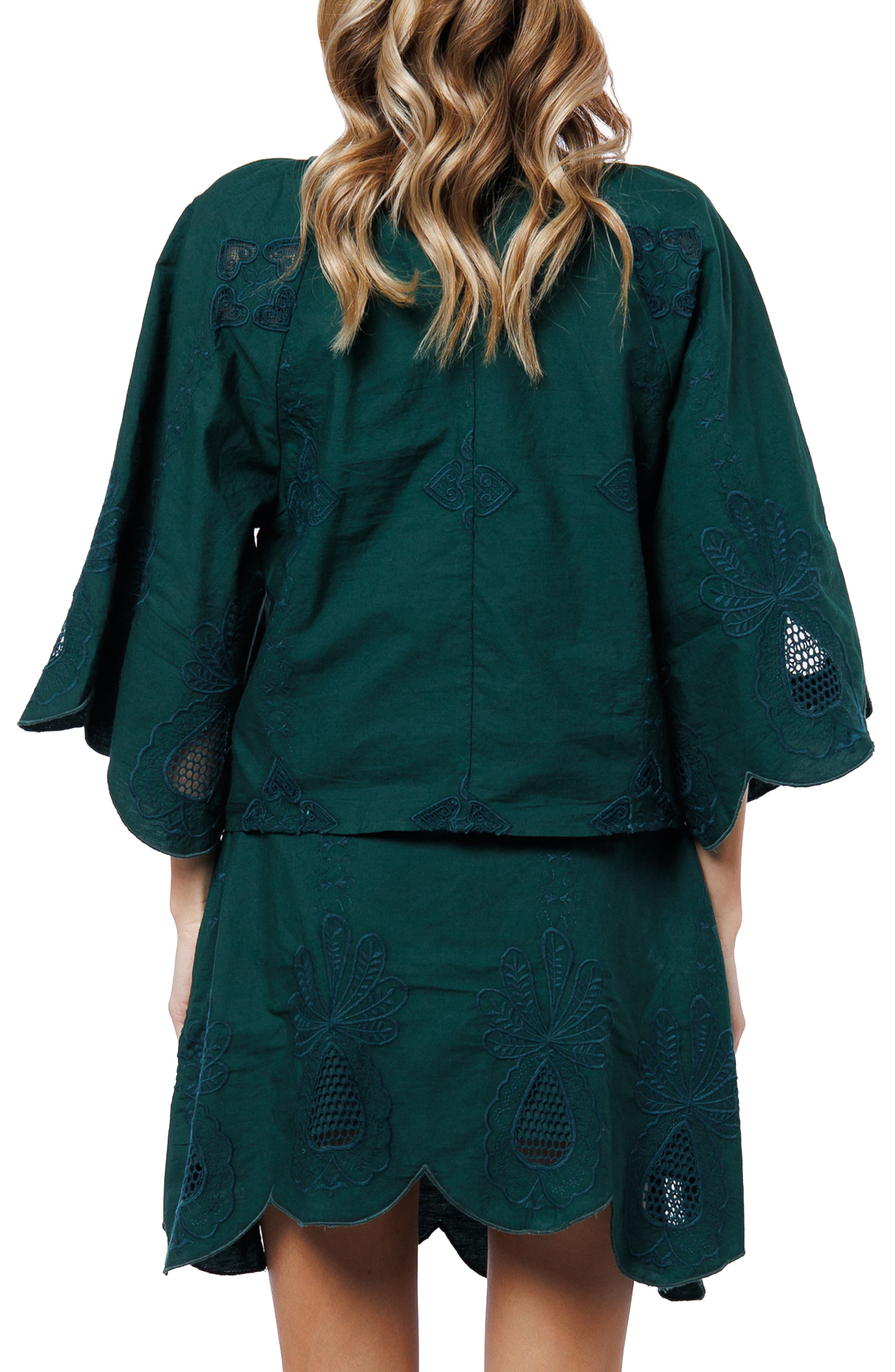 Roxanne Embroidered Cotton Top - image 2