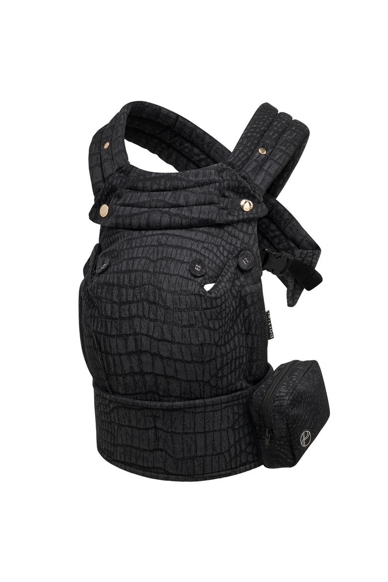 Essentials Pouch, Alternate, color, Black Alligator