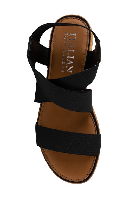 Italian Shoemakers Priola Sandal In Black