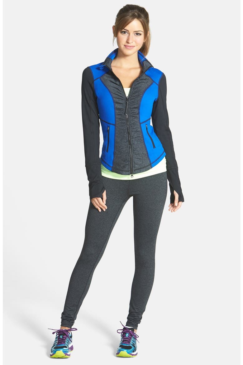 'Essential' Jacket, Alternate, color, BLACK CROSSDYE