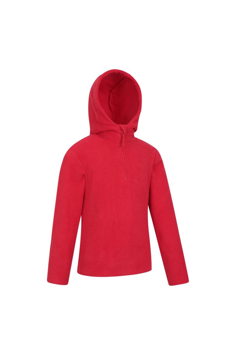 Childrens/Kids Camber II Fleece Hoodie, Alternate, color, Dark Red