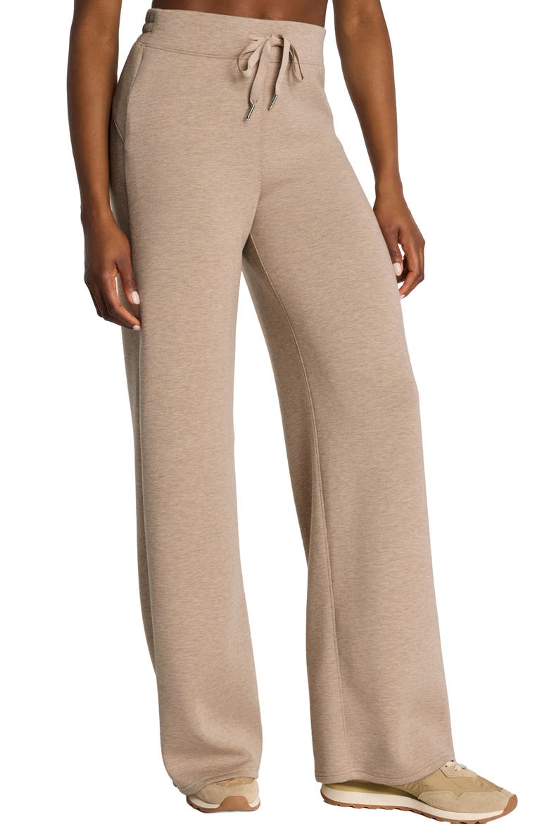 AirEssentials Wide Leg Pants, Main, color, DUNE HEATHER