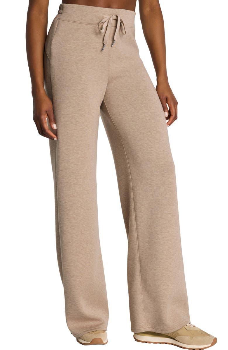 SPANX<sup>®</sup> AirEssentials Wide Leg Pants, Main, color, Dune Heather