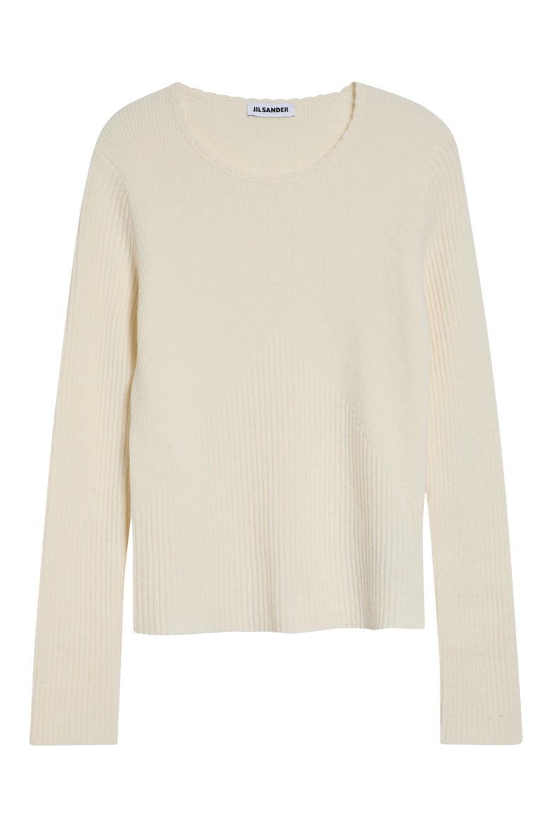 Wool & Cashmere Sweater, Alternate, color, COCONUT